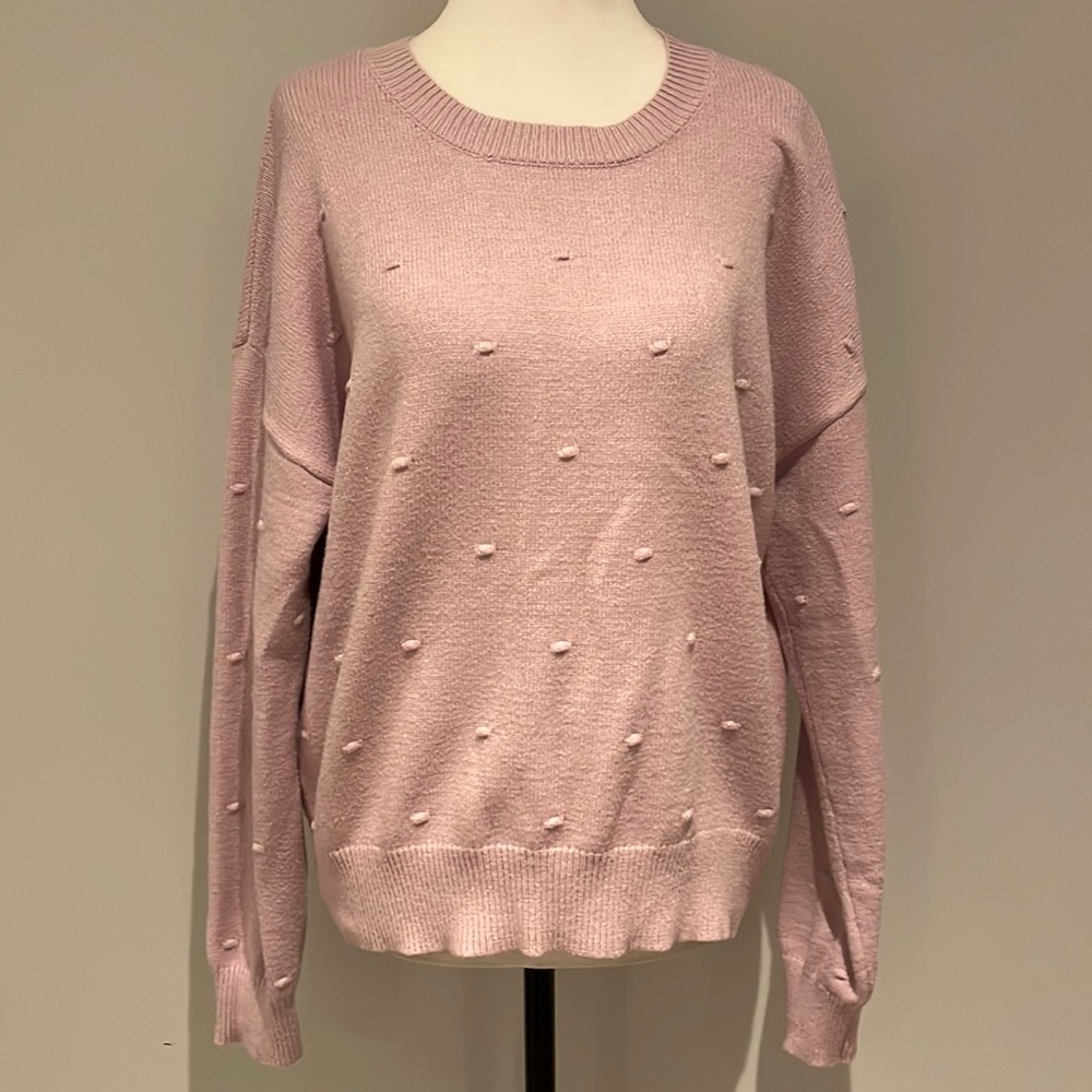 Kendall + Kylie Light Pink Sweater